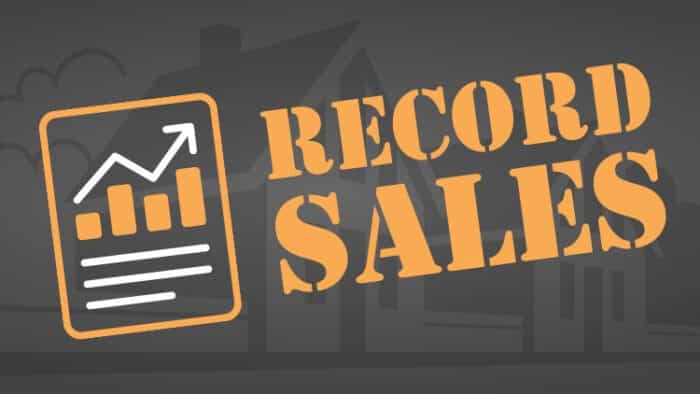 Record Sales Year for Morris Armitage 2 record sales
